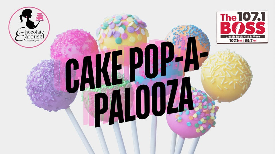 Cake Pop-A-Palooza November 2 from 2 pm -4 pm