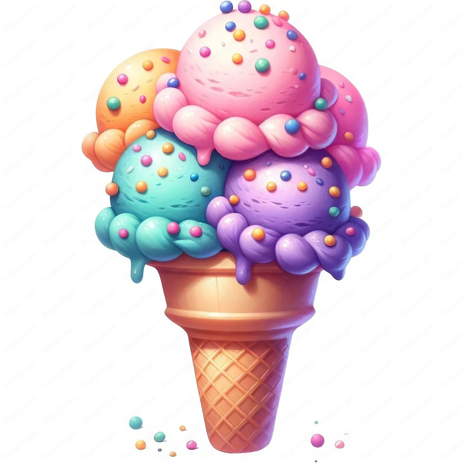 6/12 Ice Cream Cone Cupcake Pullapart Decorating Class