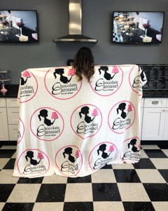 Chocolate Carousel Blanket