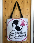 Chocolate Carousel Tote Bag